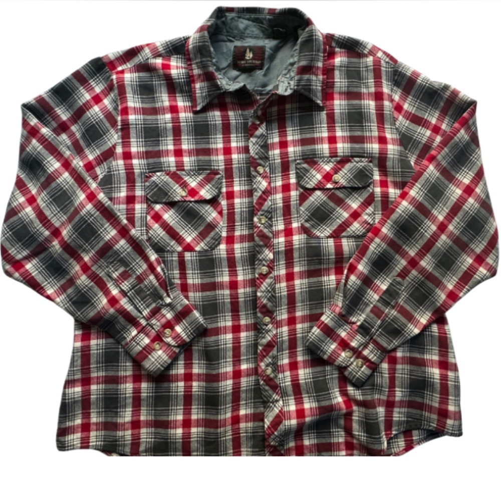 Plaid Button-Up Shirt